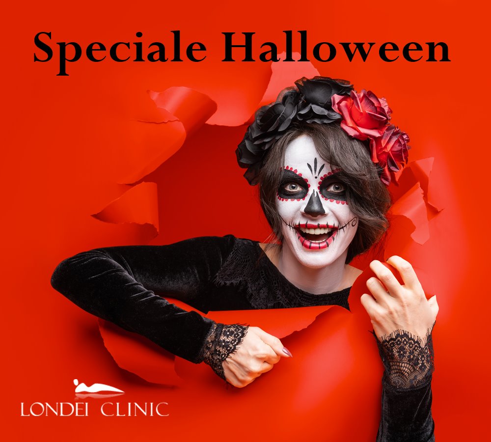 Speciale Halloween 2021 promozione rollerpeel laserpeel medicina estetica londeiclinic
