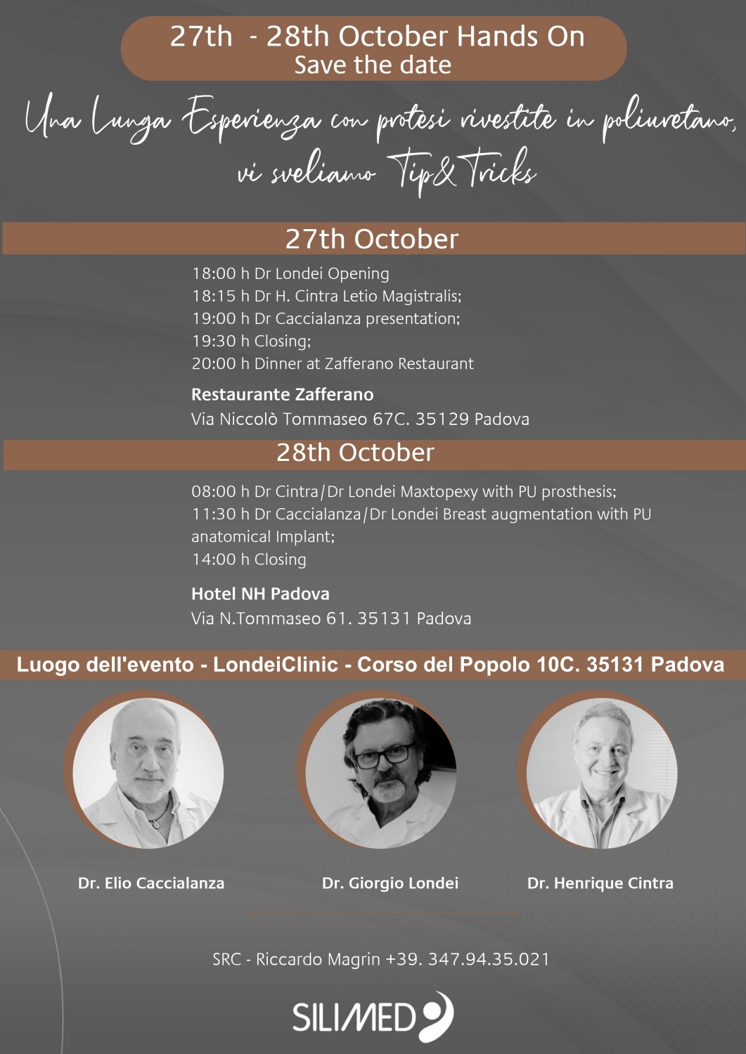 Meeting protesi poliuretano - londeiclinic padova 27 28 ottobre 2023